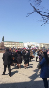 Гериатрический центр принял участие в митинге посвященный Анти-террору 08.04.2017